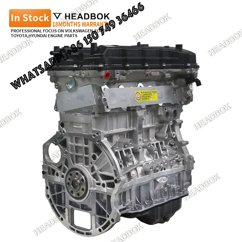 ZHEQIAO G4KD G4KE Engine Aluminum Alloy Block Cylinder Block Engine Assembly Long Block for Hyundai