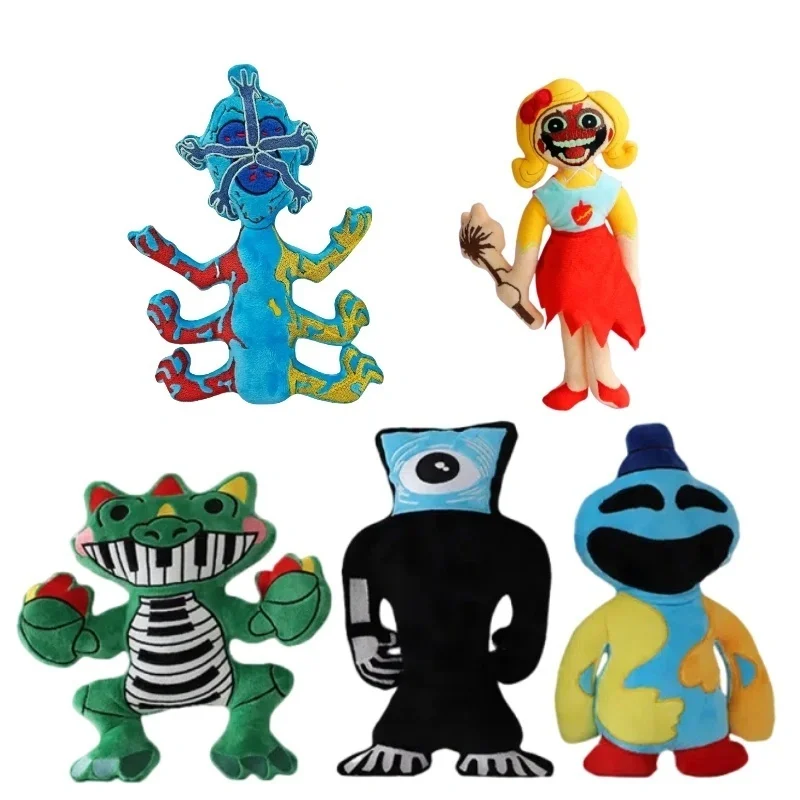 Nuevo muñeco de peluche Nightmare Critters Poppy 4, 30cm, dibujos animados, suave, lindo dinosaurio verde, muñeco de León grande, decoración de habitación, muñeco de peluche