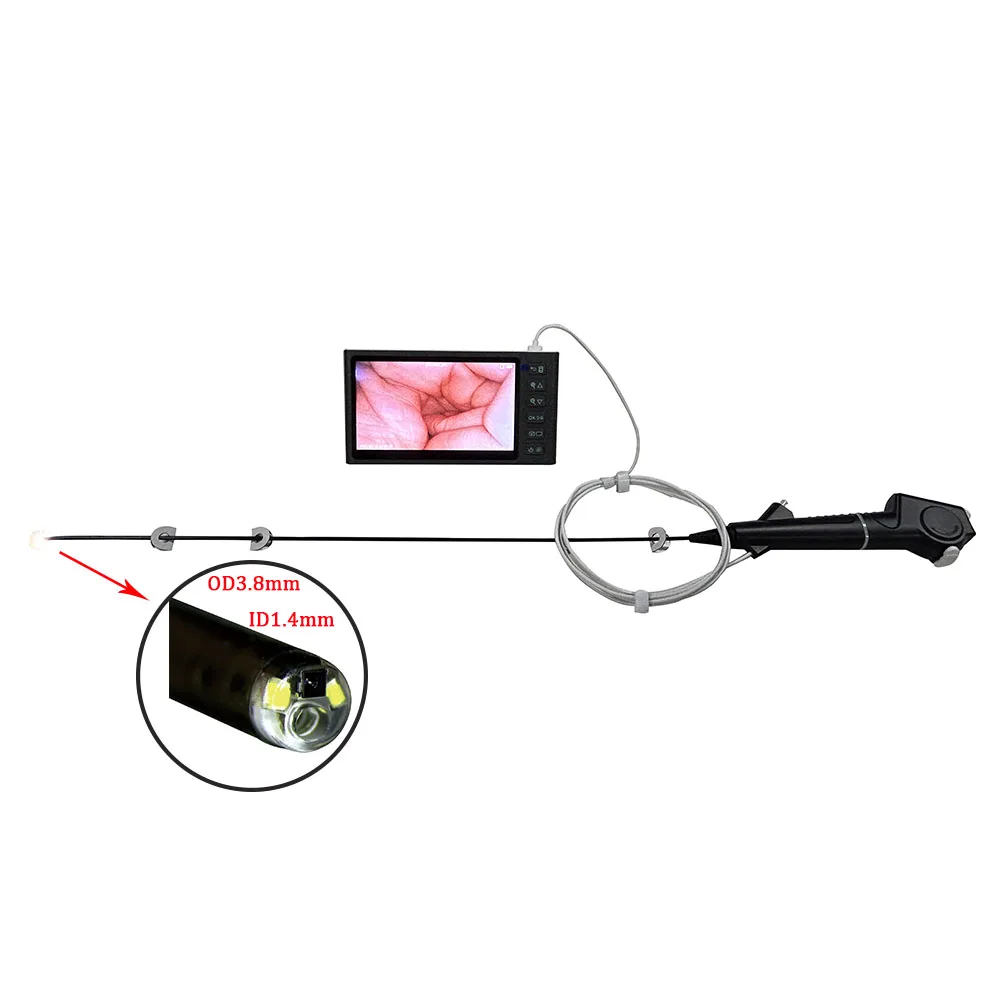 HD sterility disposable endoscope camera for medical bronchoscope OEM single use