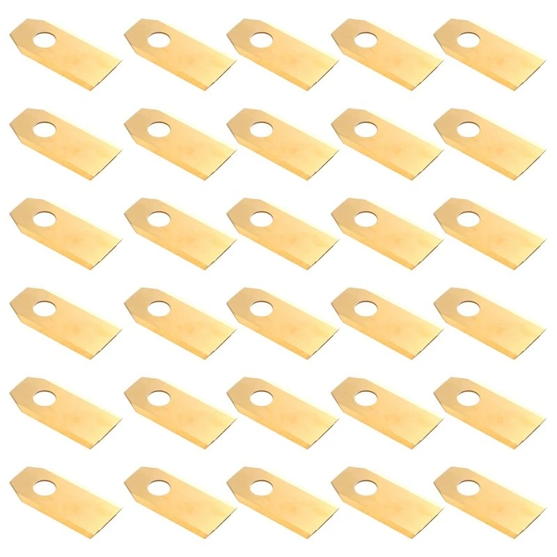 Replacement Blades 30PCS For ECOVACS Goat O500, O800 O1200, G1-800, G1-2000, G1 Robotic Lawn Mower Including Screws-A74P