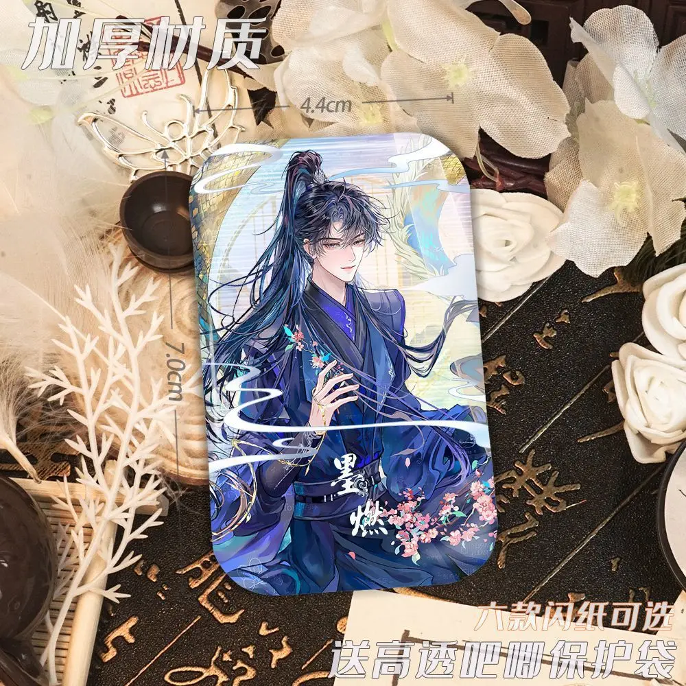 長方形の「エルハと彼の白猫マスター」「チュウ・ワンニング・インク・バーン」エルハ・バレー絶版米袋ペンダントブローチバッジ