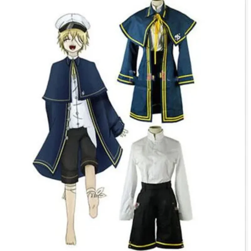 Anime vocaloid3 Cosplay costume Oliver naval uniform Halloween costumes Custom-made