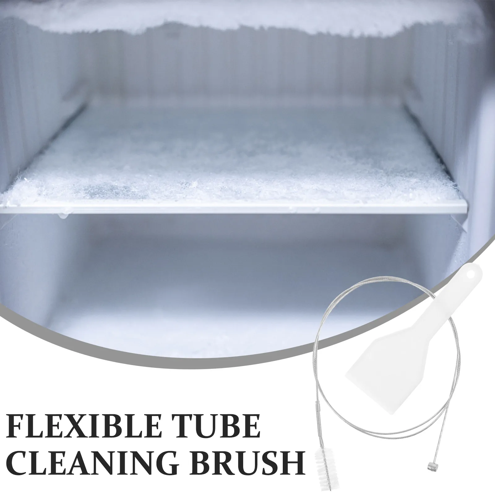 

1Set Reusable Refrigerator Dredging Tool Stainless Steel Drain Cleaner Unclog Fridge Odor Remover Easy Clean Kit