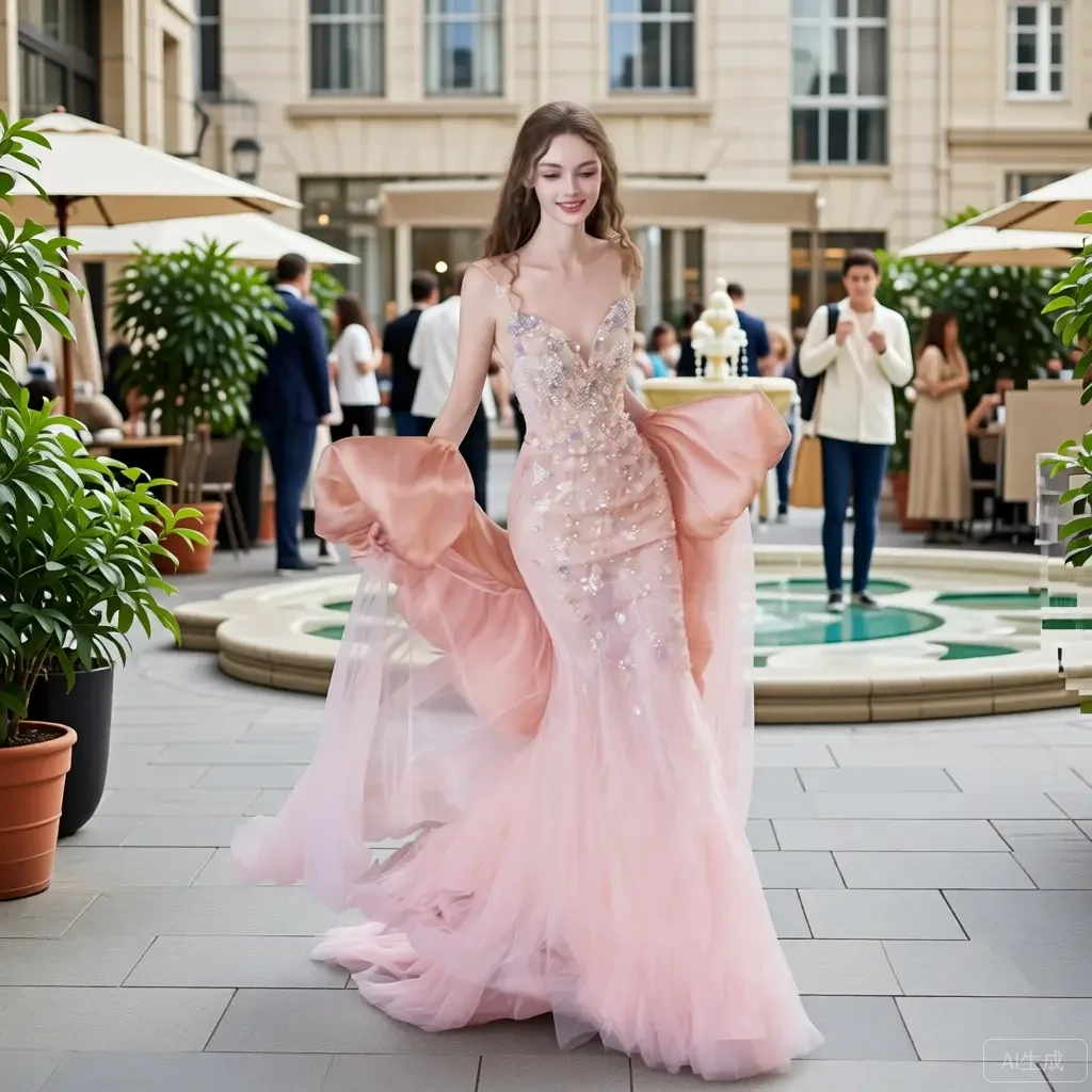 

Новинка 2026: Асимметричная накидка-шаль с кружевным узором в виде звезд, для женщин, нежно-розовая/бежевая, легкая летняя пляжная накидка