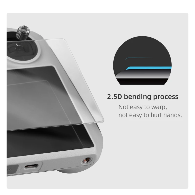 خفف فيلم ل DJI الهواء 3/MINI 3 برو مع شاشة التحكم عن بعد فيلم واقية واقية واقية الأفلام DJI RC 1 2 الملحقات