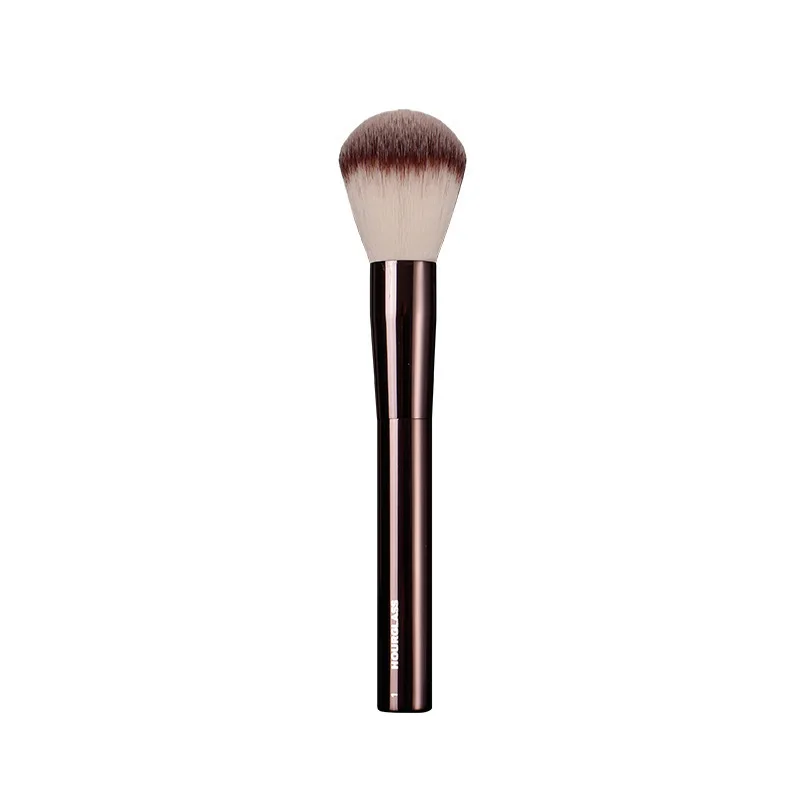 Hourglass Vegan Makeup Brushes-001 Round Head Powder Brush Synthetic Hair Cruelty Free luxury Makeup Tools