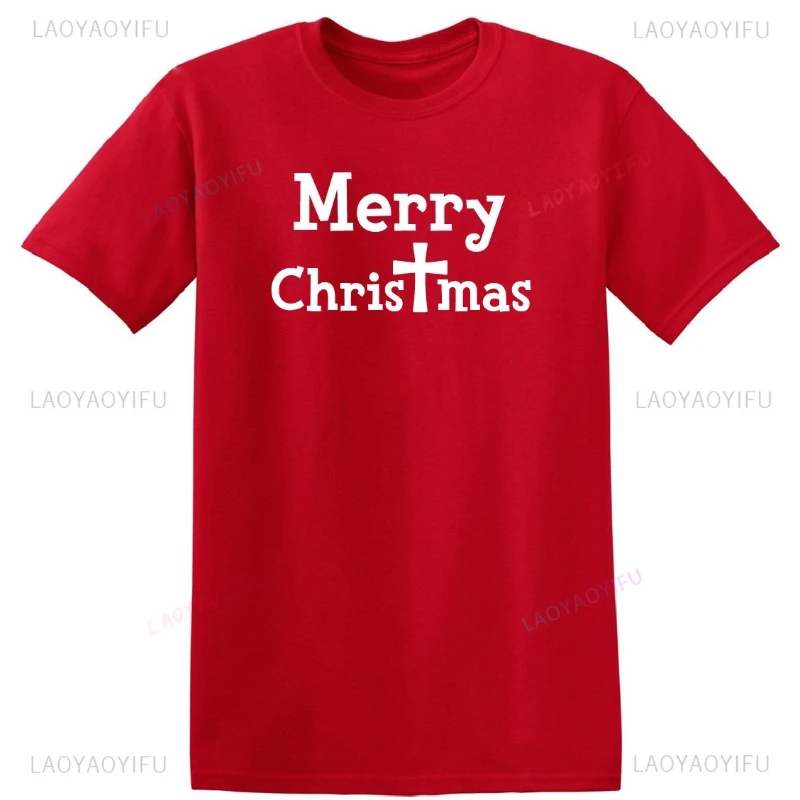 

Подарочная футболка с Рождеством и памятью Иисуса Христа для взрослых, хлопковая повседневная рубашка унисекс с короткими рукавами, модные удобные топы