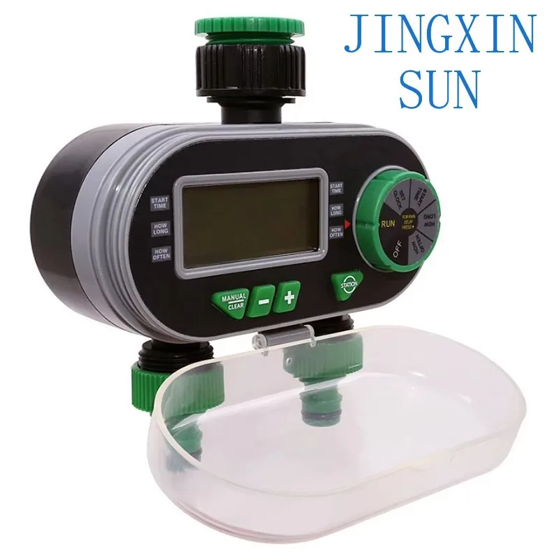 Plastic material Digital two-way automatic home irrigation timer Rain sensor Garden controller