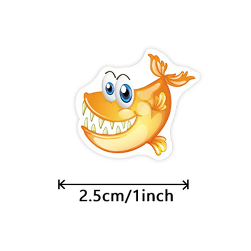 100-500pcs Cartoon Marine Animal Stickers For School Reward Stickers Party Gift Decor Lables stationery Scrapbook stickers