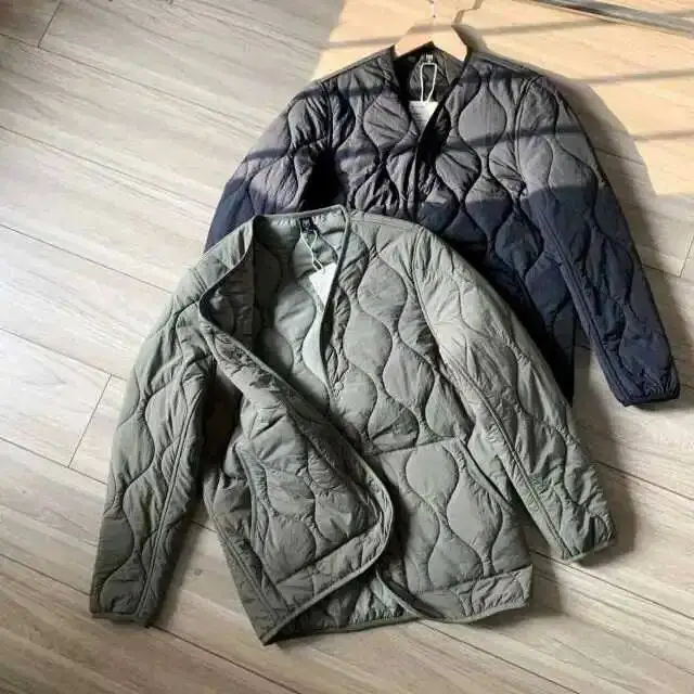 Japanese Retro Lightweight Diamond Quilted Cotton Jacket for Men Winter Wind-Resistant Collarless Quilted Padded Coat