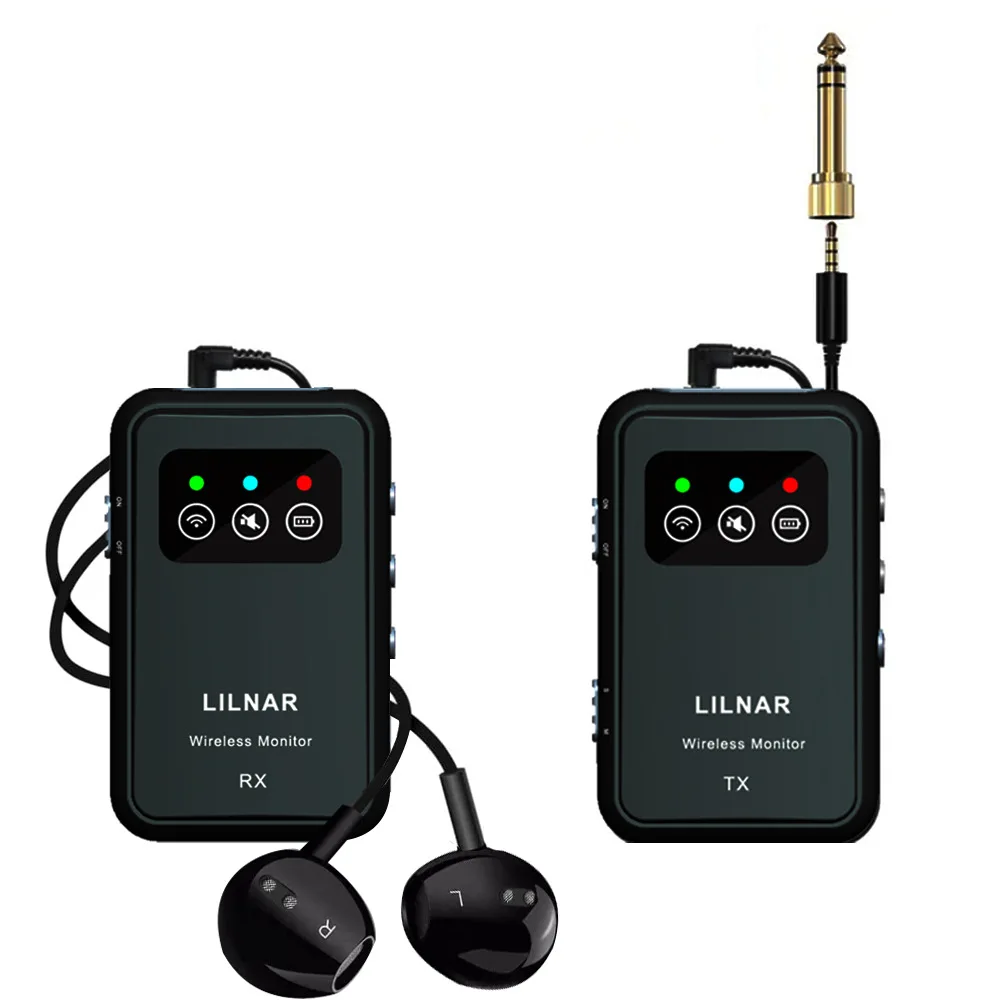 2.4g Wireless in-ear Monitoring System M7s - Bodypack Transmitter & Receiver - Low-latency in-ear Stage Performances and Bands
