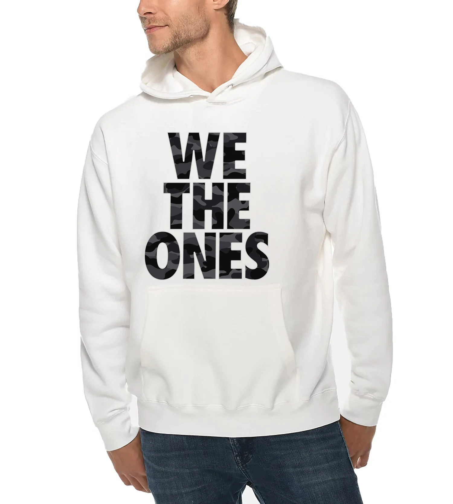 2024 New Famous Wrestler Jay Uso Men's White Hoodie Street Sports Casual Fashion Pullover for Men and Women with The Same