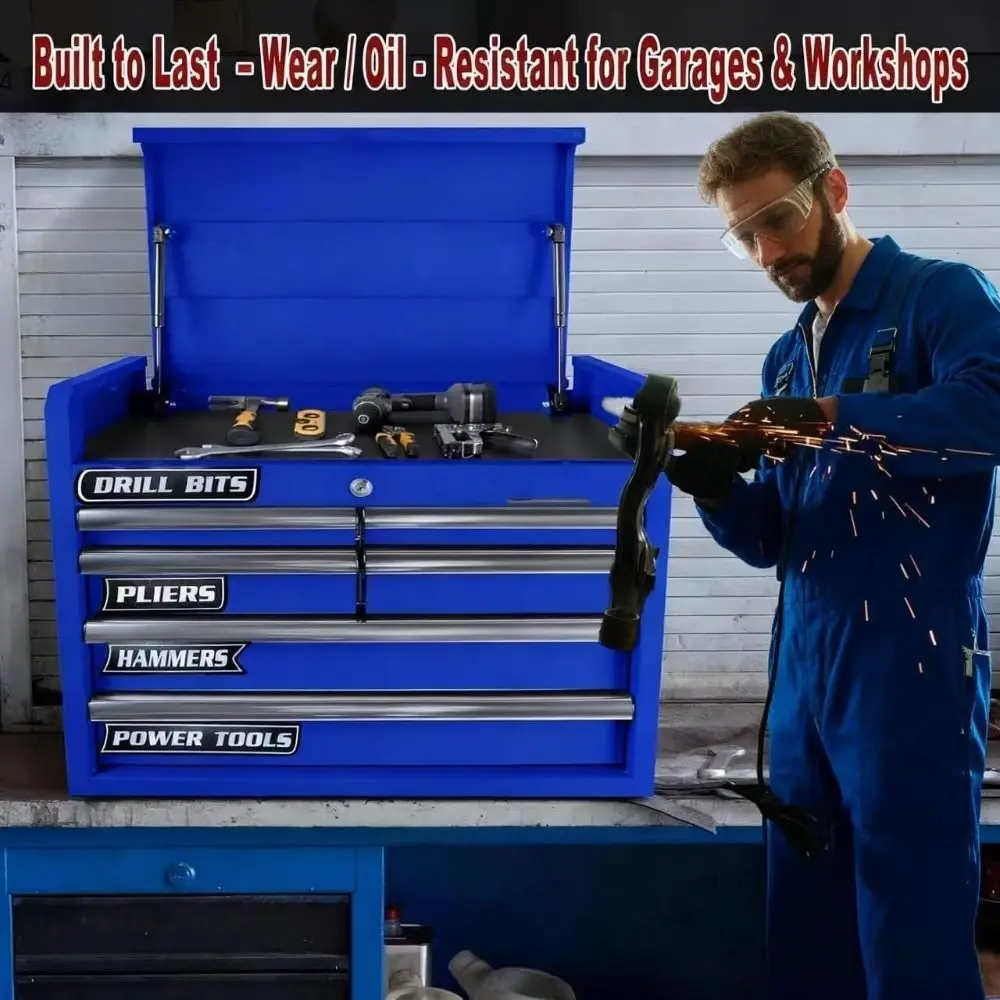 

New PVC Magnetic Toolbox Labels Easy Identification Time-Saving Reusable Tags Tool Box Labels General Tool Box