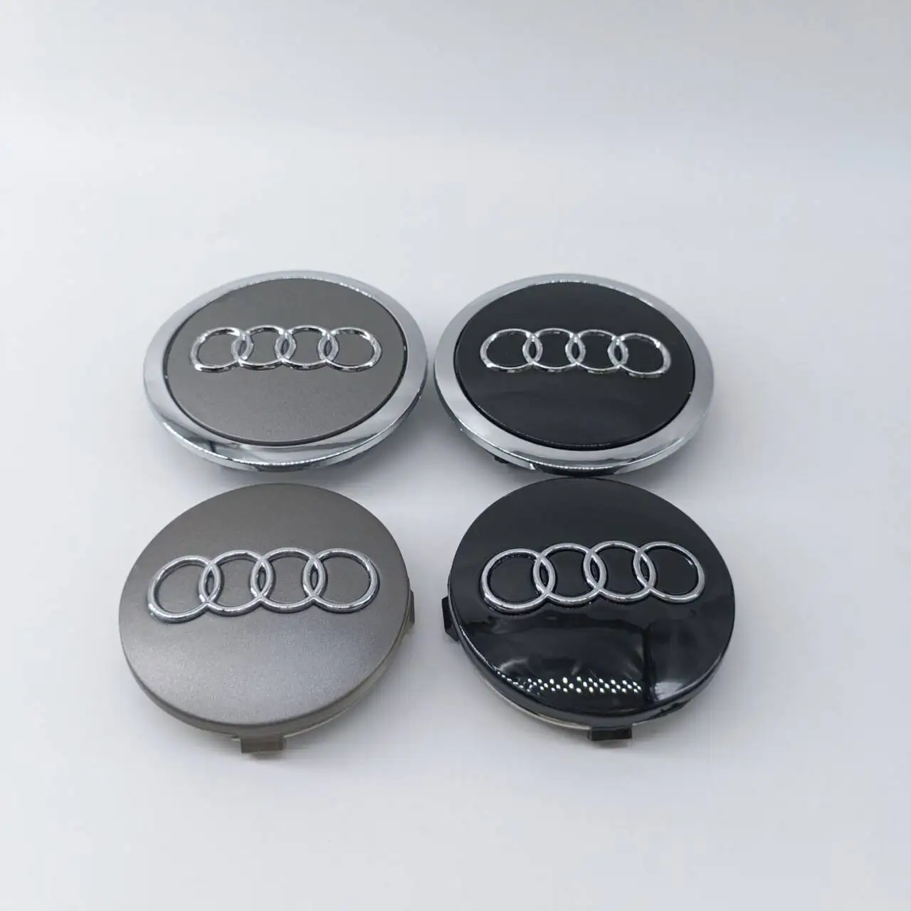 4pcs 60mm 61mm 68mm 69mm Car Styling Wheel Center Cap Hub Covers Badge 4B0601170 For Audi A3 A4 A5 A6 A7 A8 S4 S6 Accessories