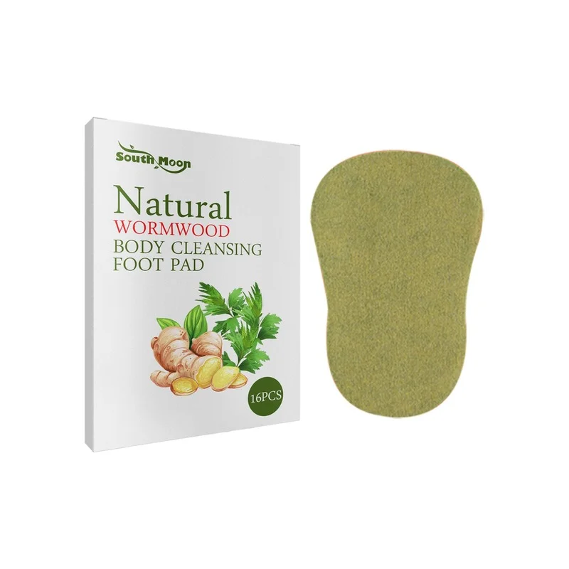 

16pcs/box wormwood body cleansing foot patch body sculpting relieve body stress foot care patch improve blood circulation unisex