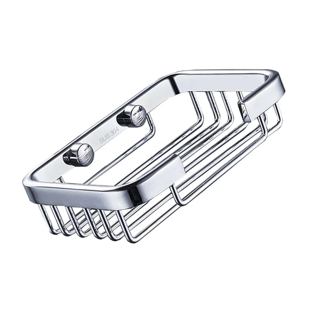 

Stainless Steel Box Wall Mounted Soap Holder Bathroom Soap Dish Waterproof Storage For Kitchen Family Gift