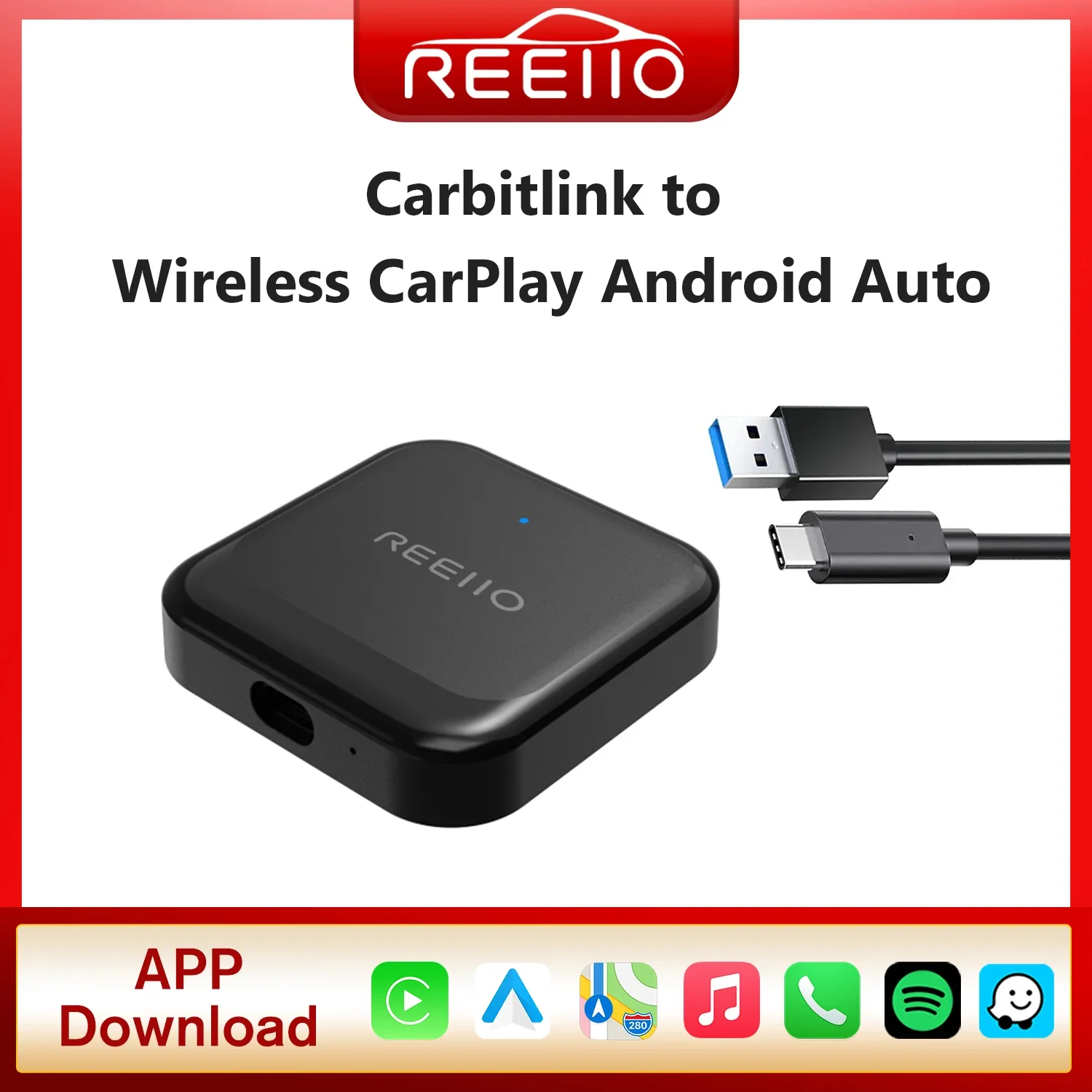 

Адаптер Carbitlink Smartlink Phonelink 2022, Plug Play, беспроводной CarPlay, Android, автоматический ключ для Jetour X70 X70S X90 X95