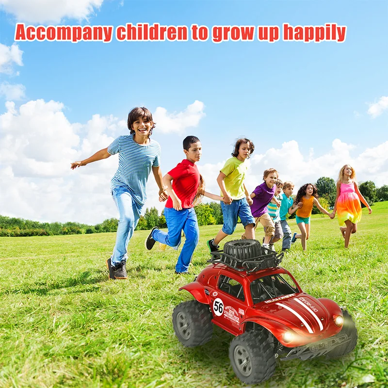 KY-1816A RC Classic Beetle 1:18 Remote Controlled Car Model High Speed Off Road Children's Remote Controlled Car Toy for Kids