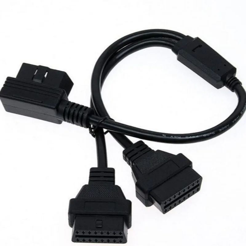 

Male To Female OBD2 Extension Cable Adapter for OBD2 Scanners GPS Diagnostic Cable 16 Core Pin Round Cable GPS ELM327 Bluetooth