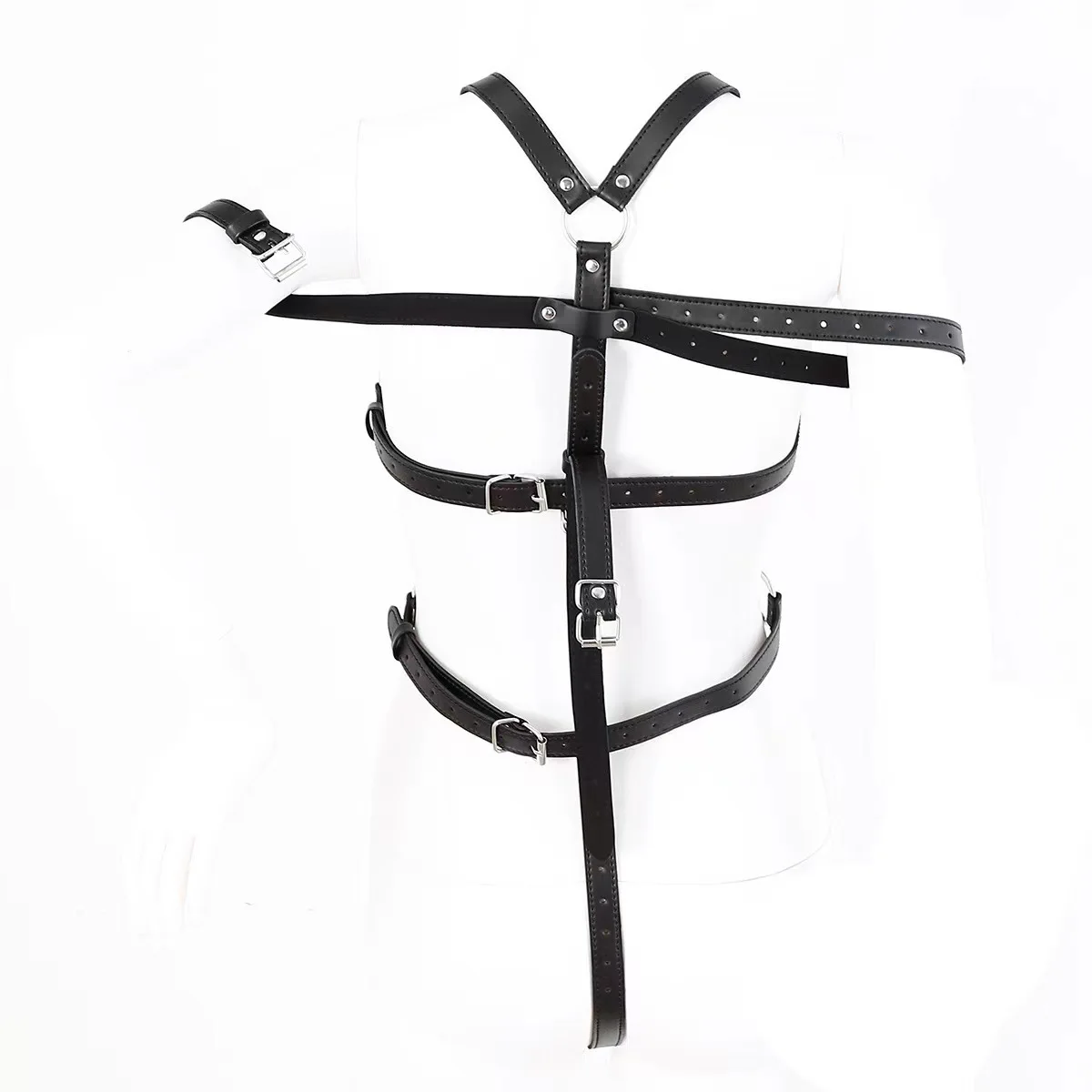 SM عبودية تسخير والعتاد BDSM ضبط النفس لعبة الجنس الكبار تكبيل الصدرية رفع اللعوب المثيرة مجموعات اللعب المهبل محفز الوثن #6