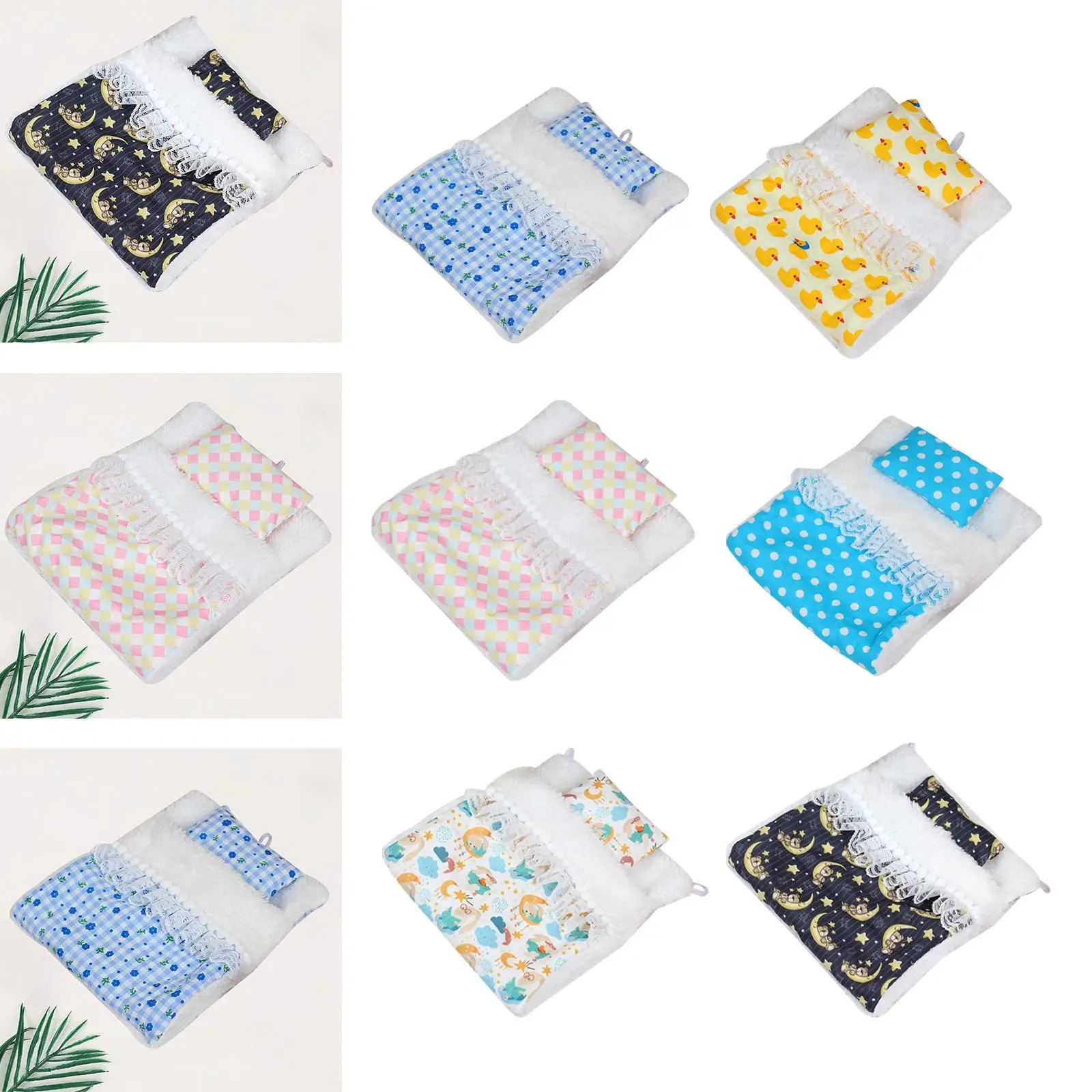 Akcesoria do łóżek dla lalek Dekoracje do domków dla lalek Akcesoria DIY Zabawa w udawanie dla lalek o wysokości 15 cm i 17 cm Łóżka piętrowe dla lalek Kołyski dla lalek Akcesoria