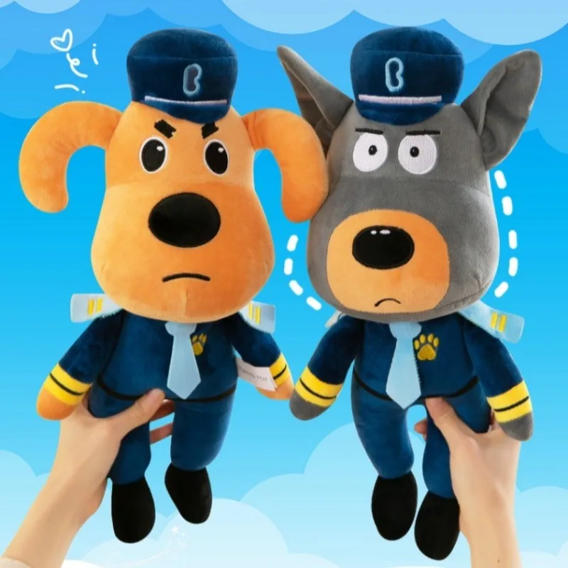 Hot New Cute 30cm Sheriffs Labradors Dog Plush Toy Anime Security Sergeant Labrador Dog Plush Stuffed Toys Birthday Xmas Gifts