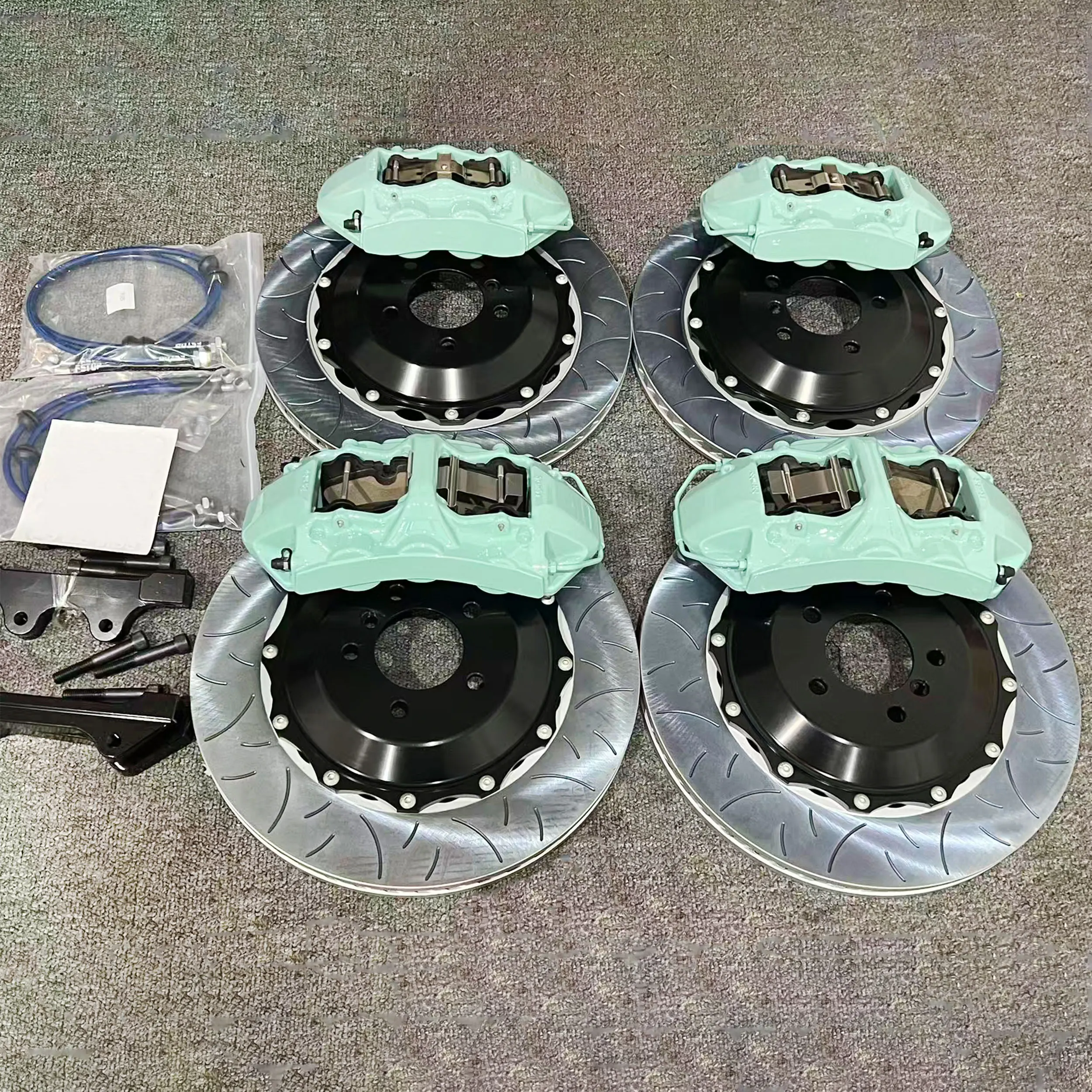 Customized Floating Brake Rotor Plug And Play Brackets BBK Big Brake Kit For 2011 Chevrolet Corvette C6