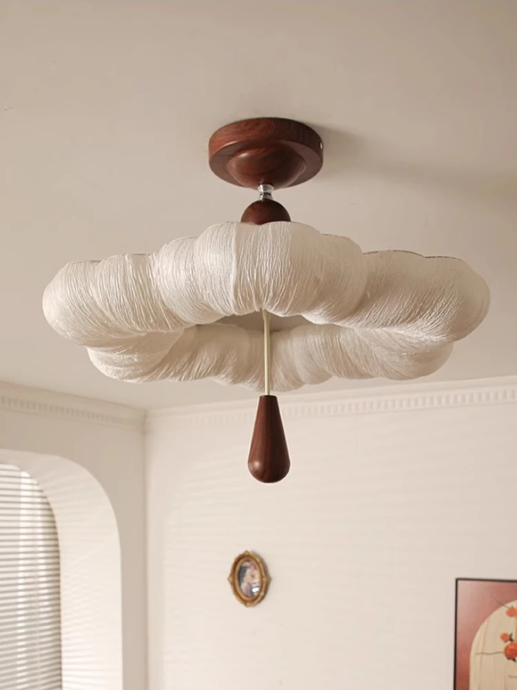 

American style warm and simple pumpkin ceiling lamp bedroom study fitting room dining room fantasy lighting fixture