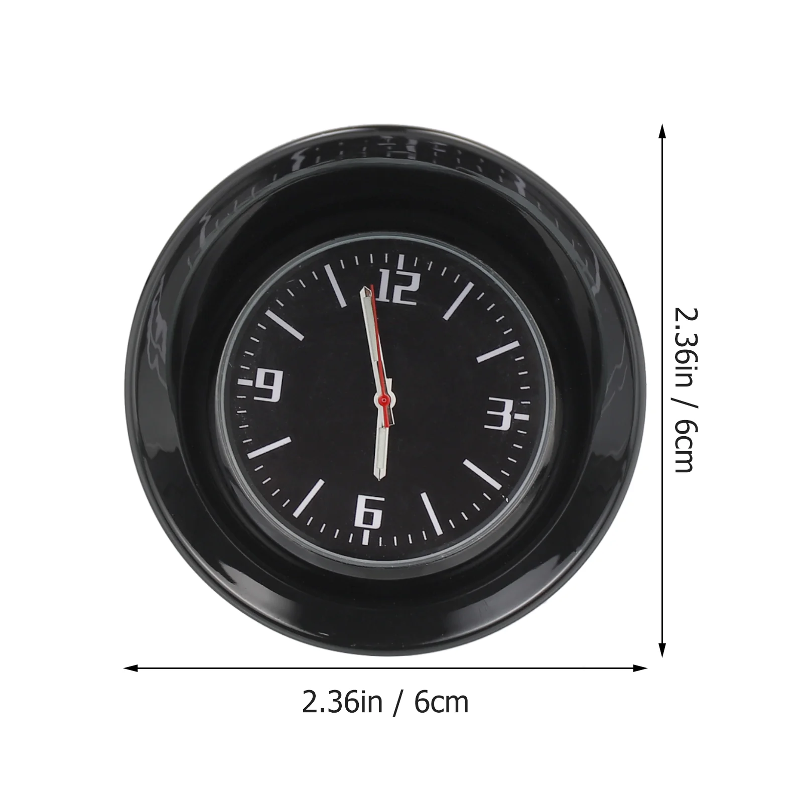 Car Clock Refit Automotive Ornament Interior Dashboard Mini Office Desktop Digital