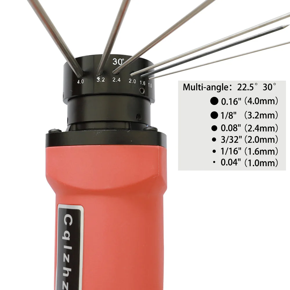 Moedor/afilador de eletrodo de tungstênio GhionChion para melhoria TIG 1/8" 3/8" 1/4" polegadas 22,5 ° e 30 °