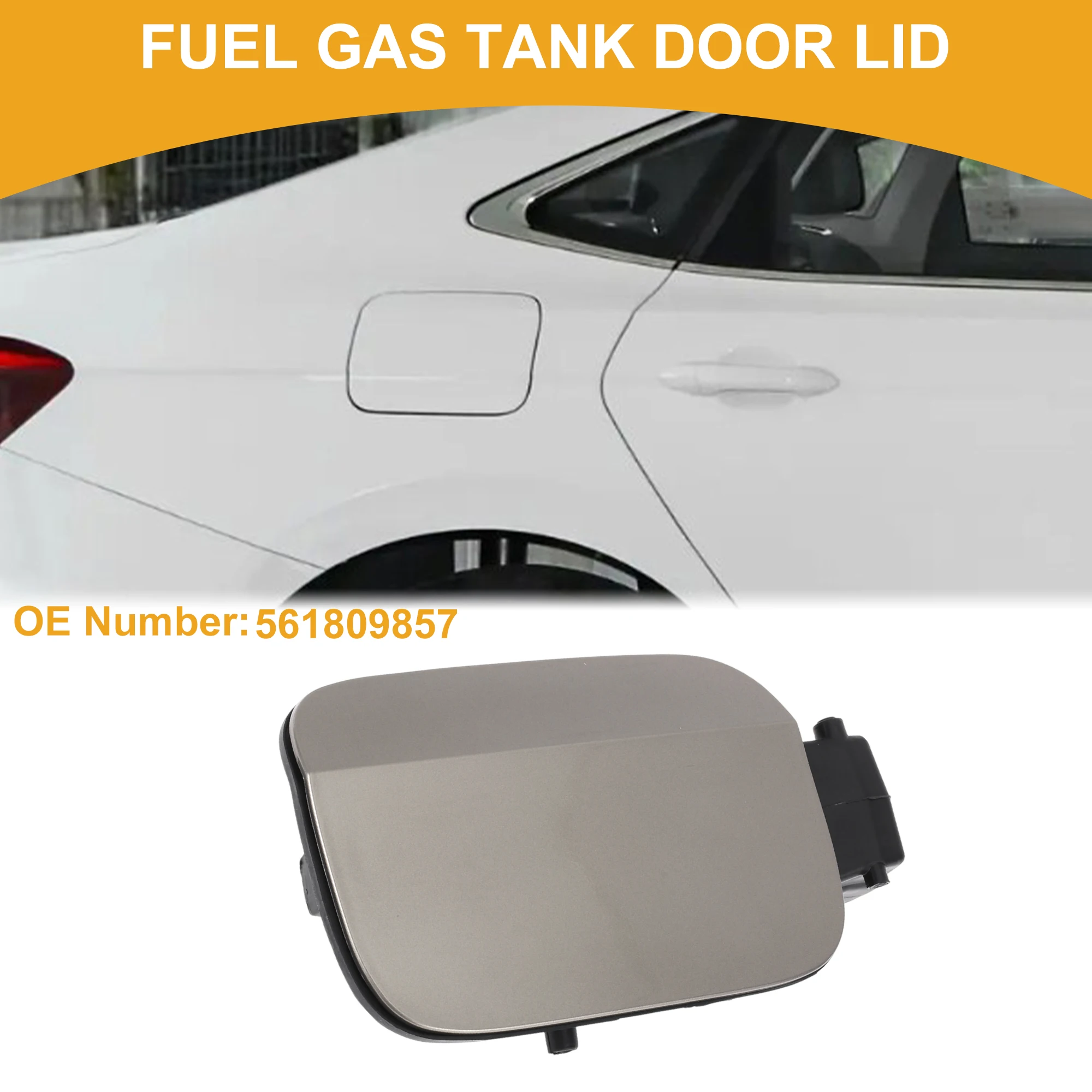 

Крышка дверцы топливного бака UXCELL для Volkswagen Passat 11-18, тип болта No 561809857, золотой тон