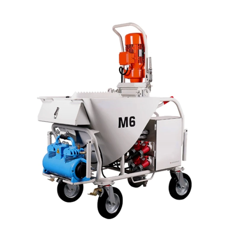 M6 automatic exterior wall plaster machine,spraying machine for gypsum and mortar