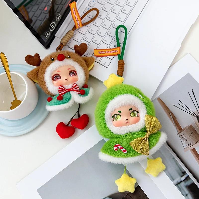 

Christmas Eve Party Series Plush Reindeer Doll Pendant Tree Toy Kawaii Christmas Gift For Kids