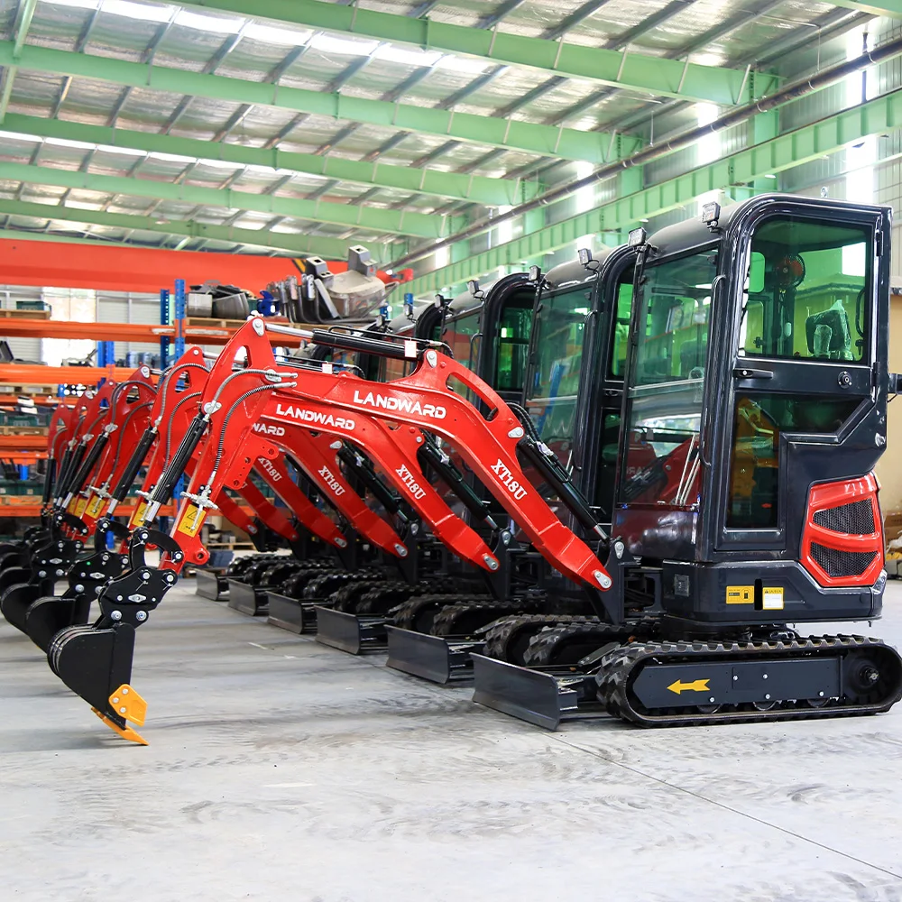 

High Quality 1800 KG With Cabin Mini Digger Hot Sale Hydraulic Mini Excavator 3.5 Ton Construction Digging Machinery Customized