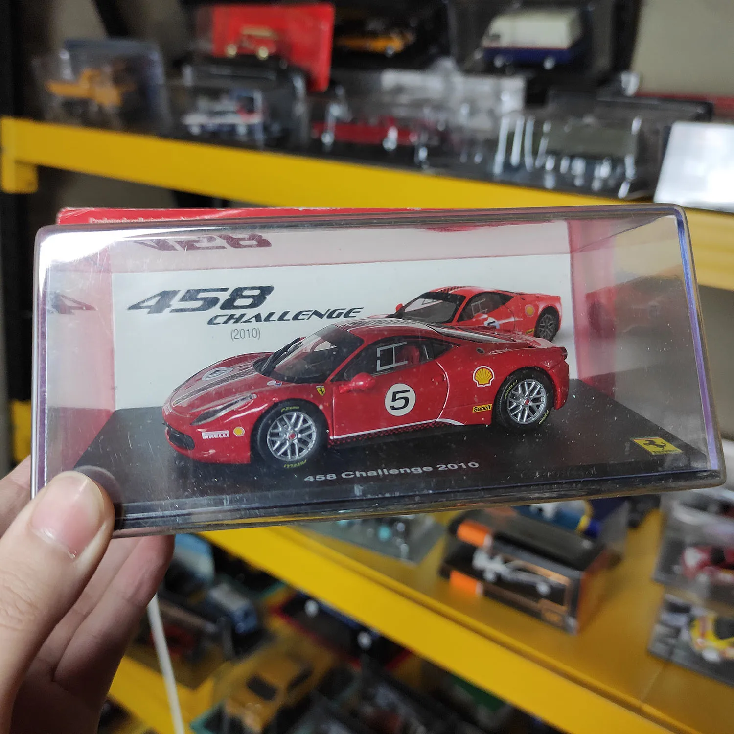 Diecast IXO 1:43 Scale 458 Ferrari Challenge 2010 Alloy Car Model