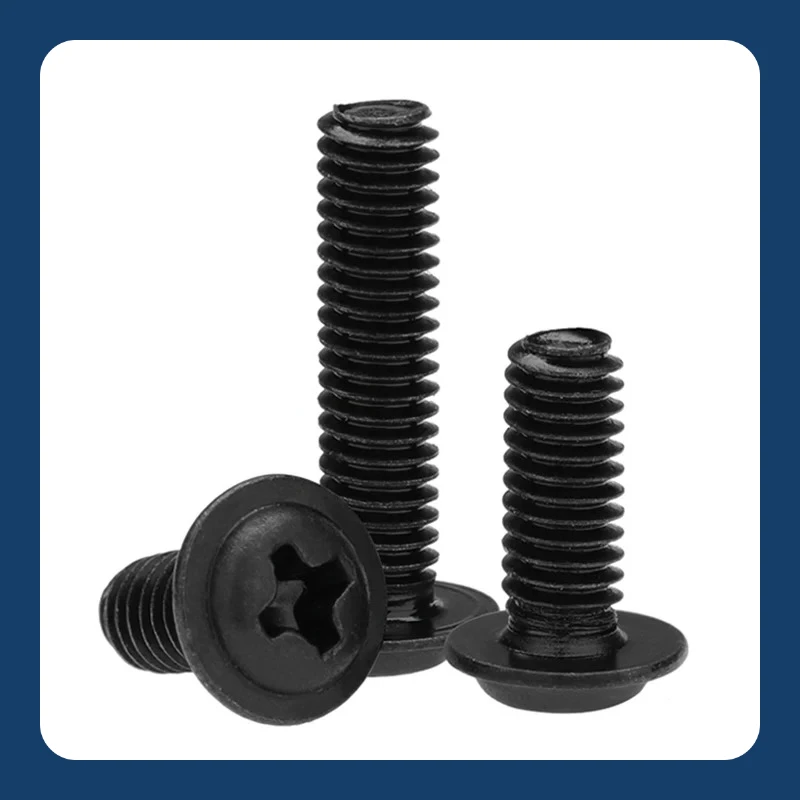 M1.4 M1.7 M2 M2.5 M3 M3.5 M4 M5 M6 رأس مستدير مع مسامير الوسادة مع مسامير الوسادة مع مسامير الوسادة #3