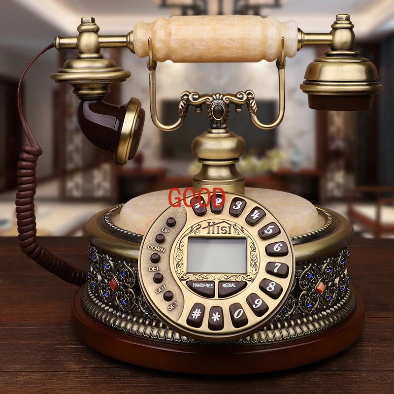 Американский нефритовый телефон, домашний фиксированный офисный телефон, винтажный Античный Телефон