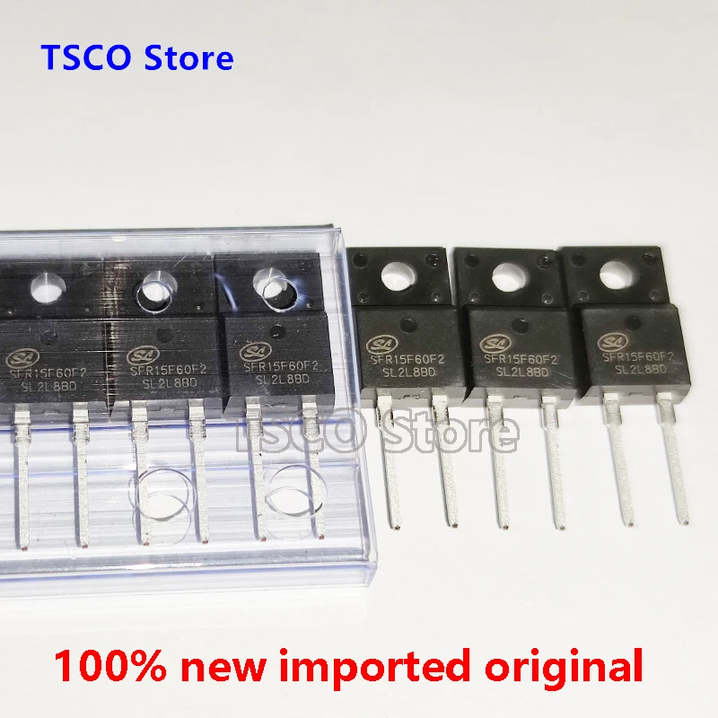 (10piece/LOT)   SFR15F60F2    100% New Original   15A 600V Fast Recovery Diodes