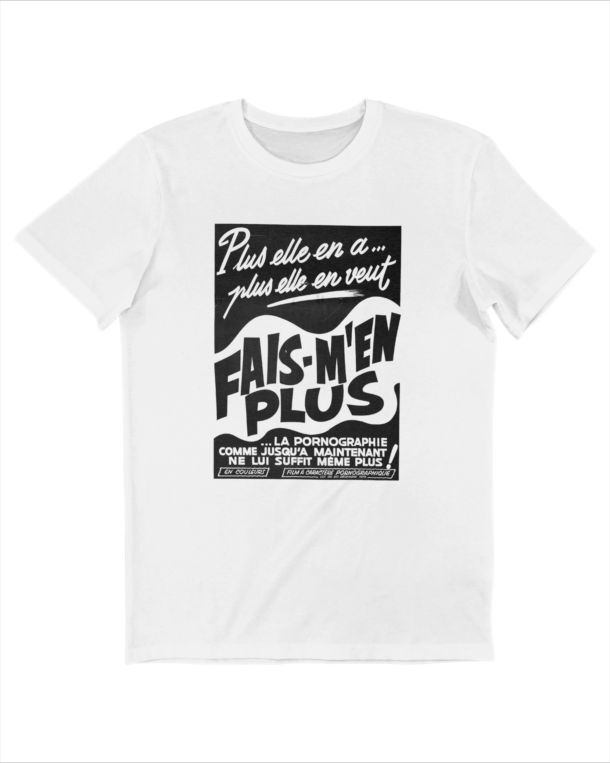 

Affiche Film X Vintage Typographie Graphic Printing Summer Luxury Brand Cotton Men's and Women's T-Shirts Short Sleeves