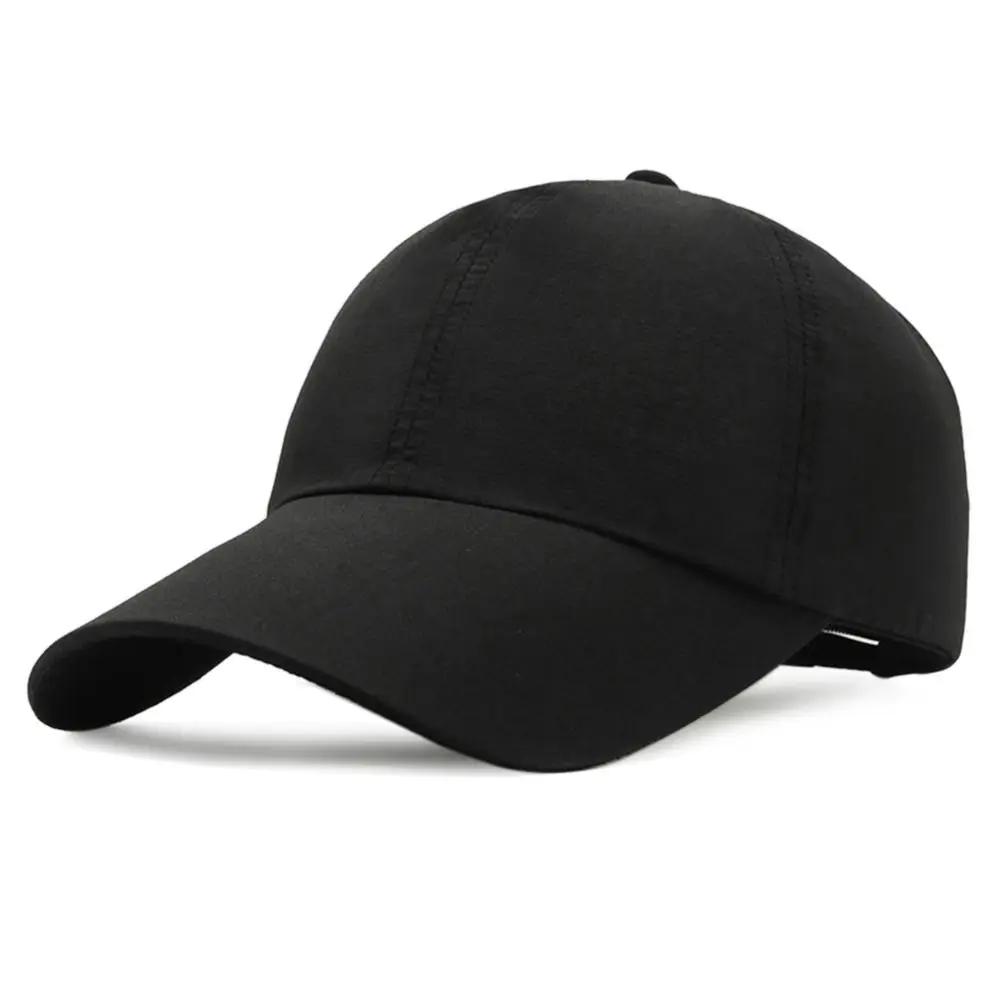 Quick-Drying Ponytail Hat Adjustable With Ponytail Hole Cotton Baseball Caps Empty Top Cap Women