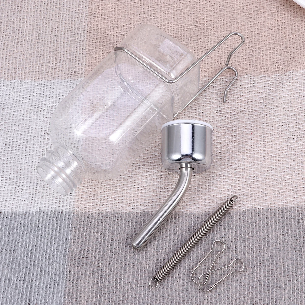 

Portable Hanging Water Bottle Automatic Feeder S Size for Small Animal Rabbit Cat Bird Drinking Feeding Supplies