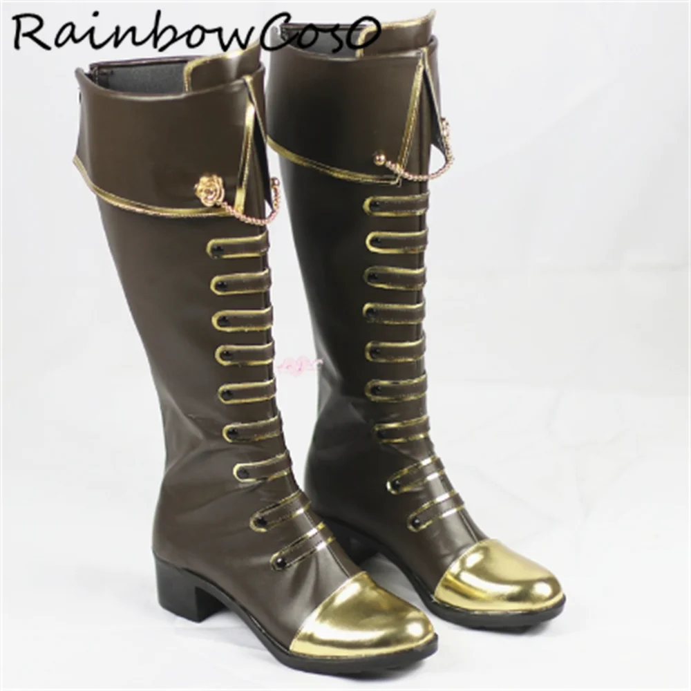 Minato Yukina Hikawa Sayo Imai Lisa Asahi Rokka Wakaba Mutsumi BanG Dream! Roselia Cosplay Shoes Boots Game W4928