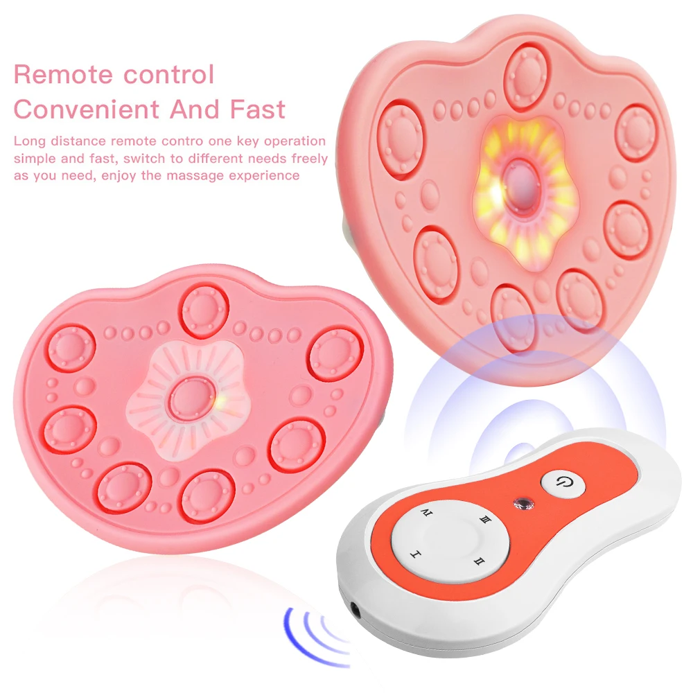

Electric Breast Massager Beauty Collect Vice Breasts Adjustable Massage Bra Chest Massager Remote Anti-sagging Chest Massage Bra