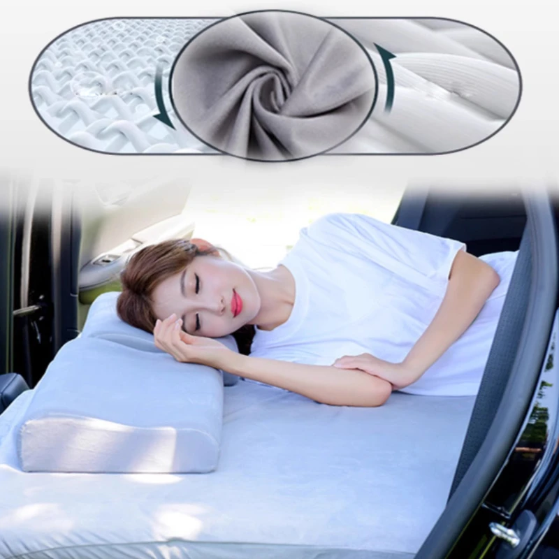 Customizable SUV Car Portable Memory Foam Mattress Soft Folding Travel Sleeping Pad ,Ideal for Self-driving Camping Gear