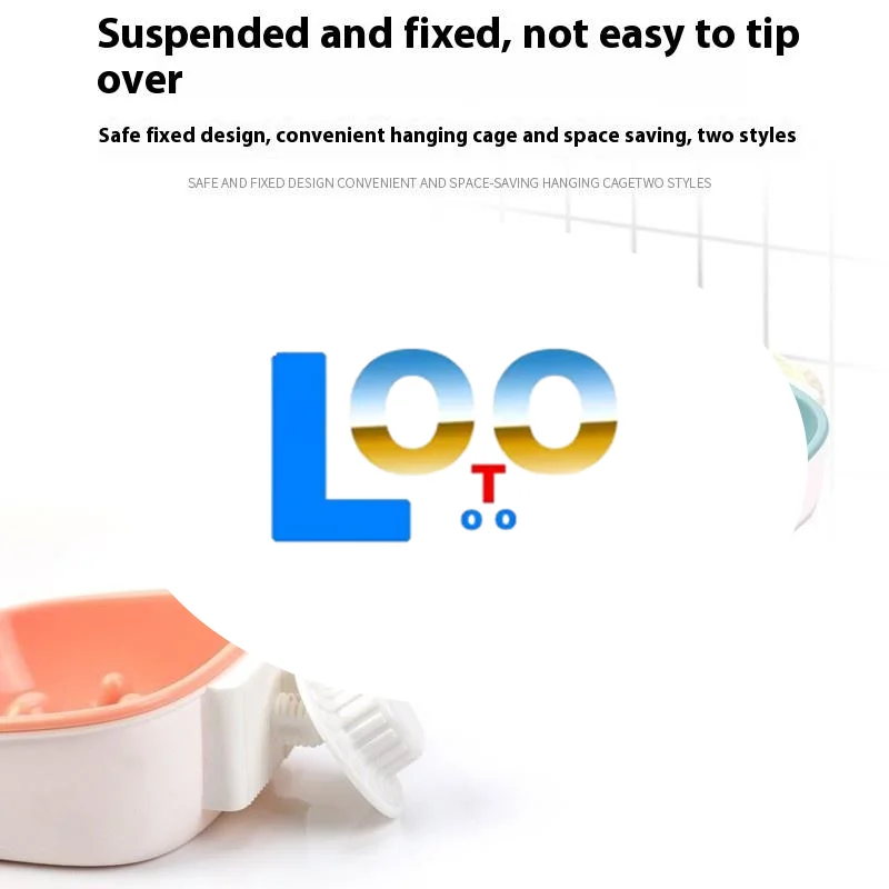 Подвесная клетка для домашних животных, миска для предотвращения удушья, квадратная миска для медленной еды, миска для кормления домашних котят, щенков, принадлежности для кормления домашних животных
