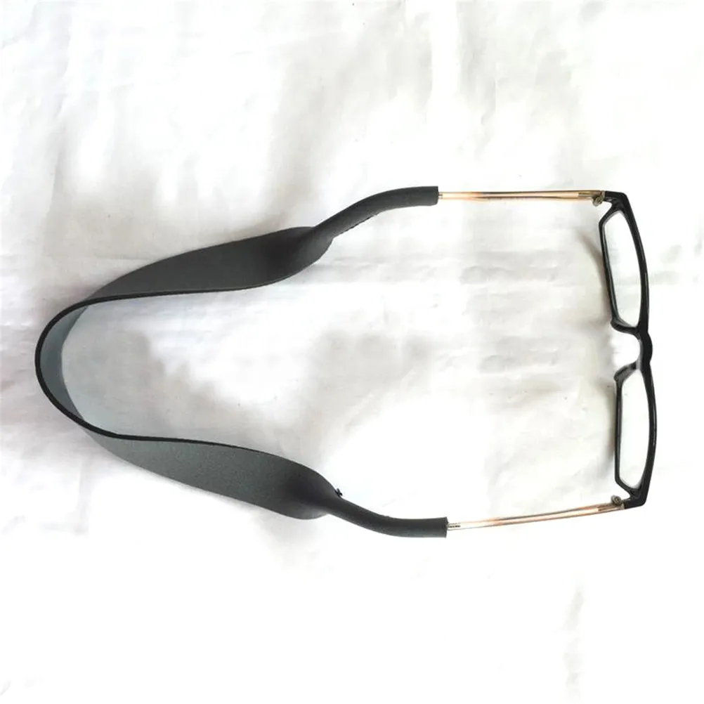 

3Pcs Glasses Band Stretchy Eyeglasses Strap Swimming Goggle Holder Neck Cord Sunglasses Sports Outdoor Use Washable Black