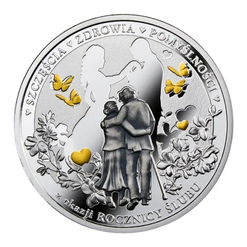 Spain REPLICA Forever Love Commemorative Coin Romantic Lucky Wedding Anniversary Gift Gifts Happiness Forever