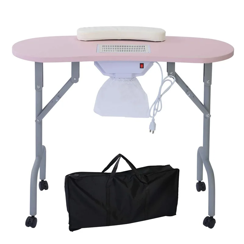 Modern Light Luxury Beauty Nail Furniture Foldable Salon Beauty Manicure Desk Nail Table