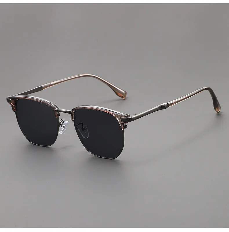 Neue Vintage Quadratische Sonnenbrille für Damen und Herren Marken-Metallrahmen Sonnenbrillen Weibliche Brillen Sonnenbrillen für Männer und Frauen – Detail 9