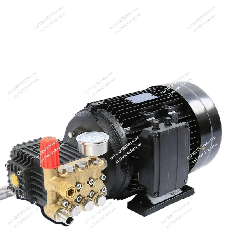 head Commercial car washing machine 220V380V fog booster plunger pump High pressure cleaner motor plus pump